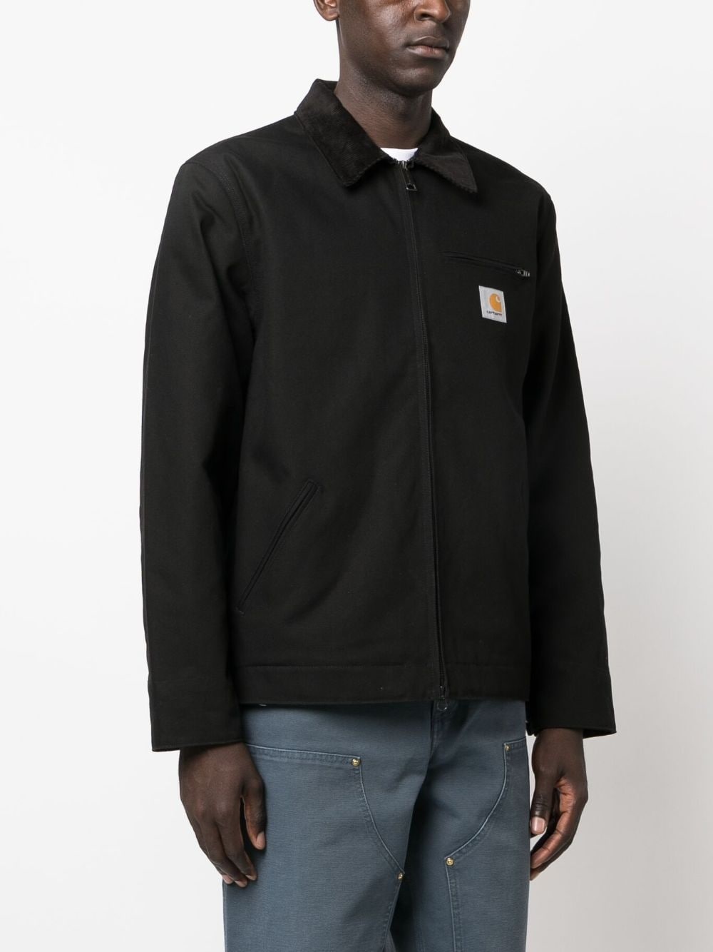 Detroit logo-patch jacket - 3