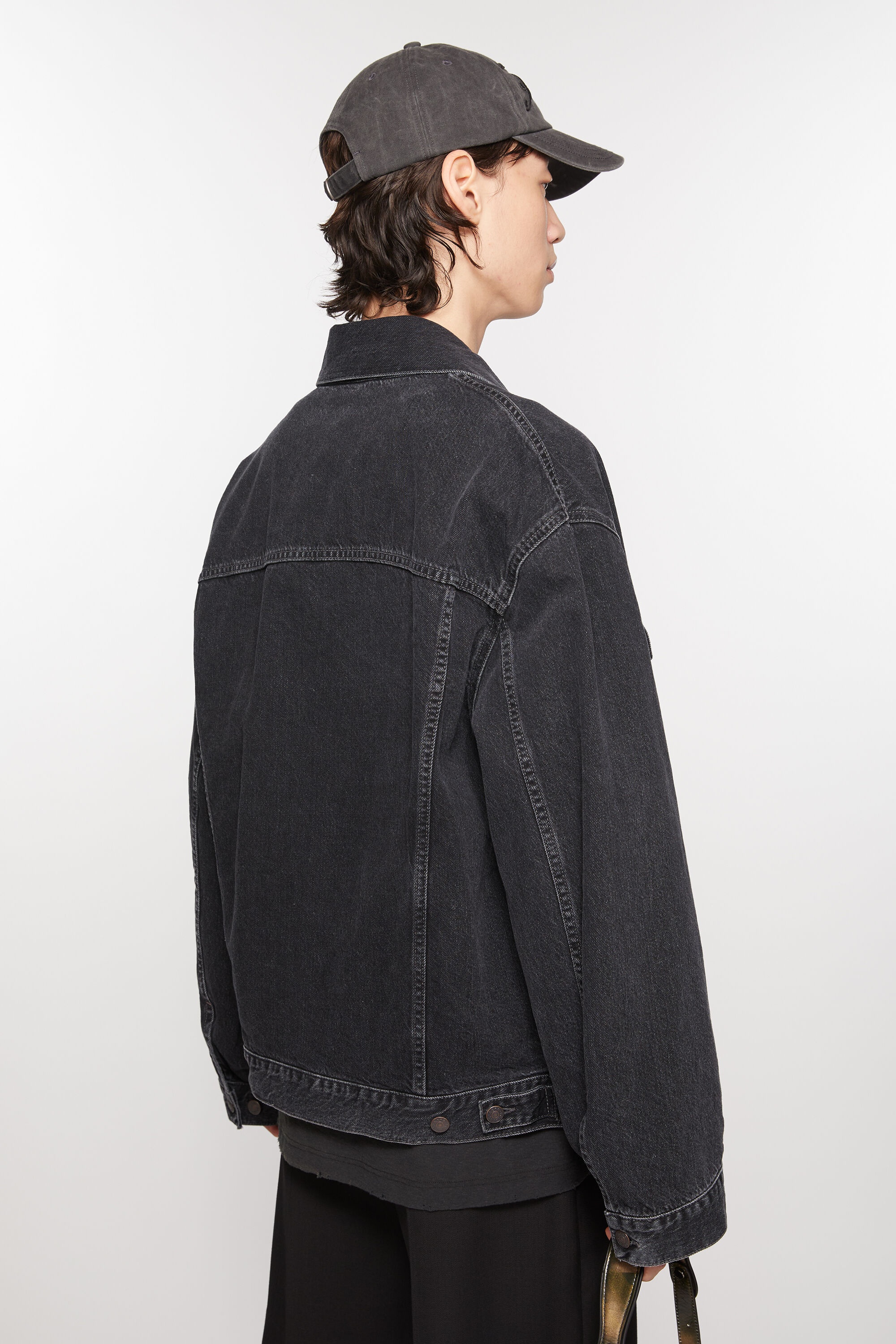 Denim jacket - Relaxed fit - Black - 4