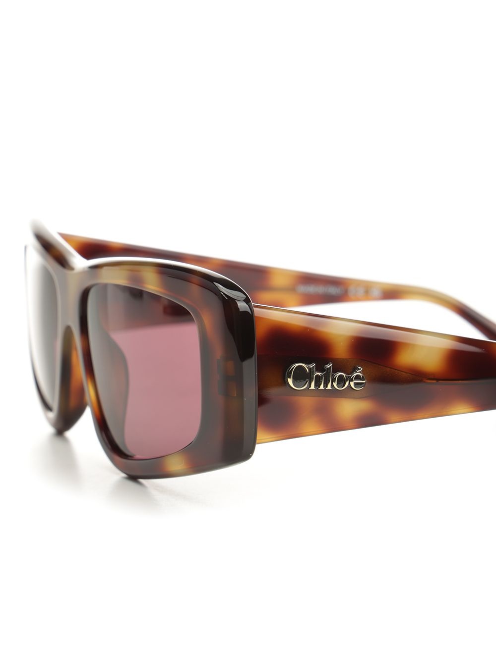 Square Sun Glasses Brown - 3