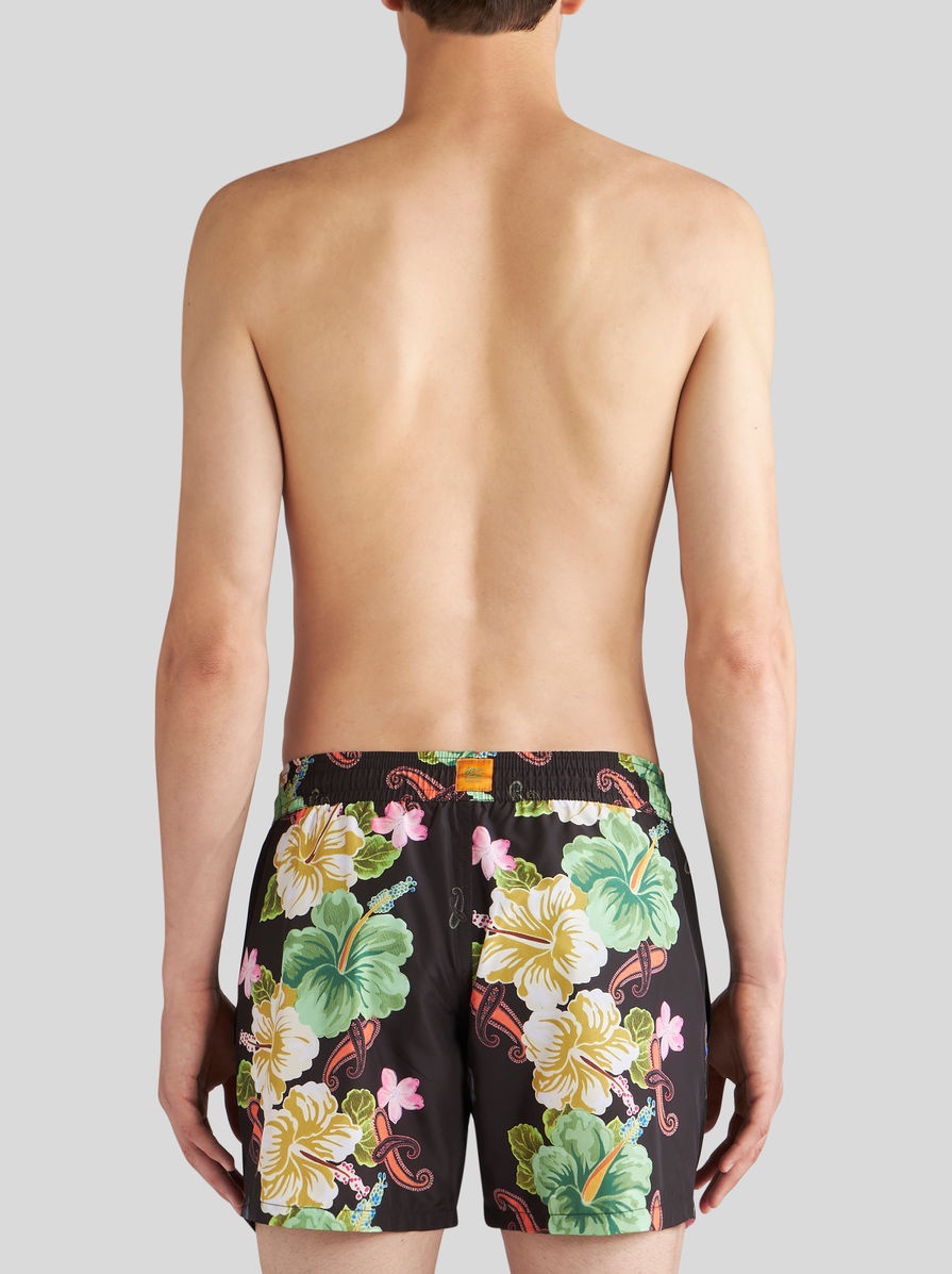 FLORAL PAISLEY SWIMSUIT - 4