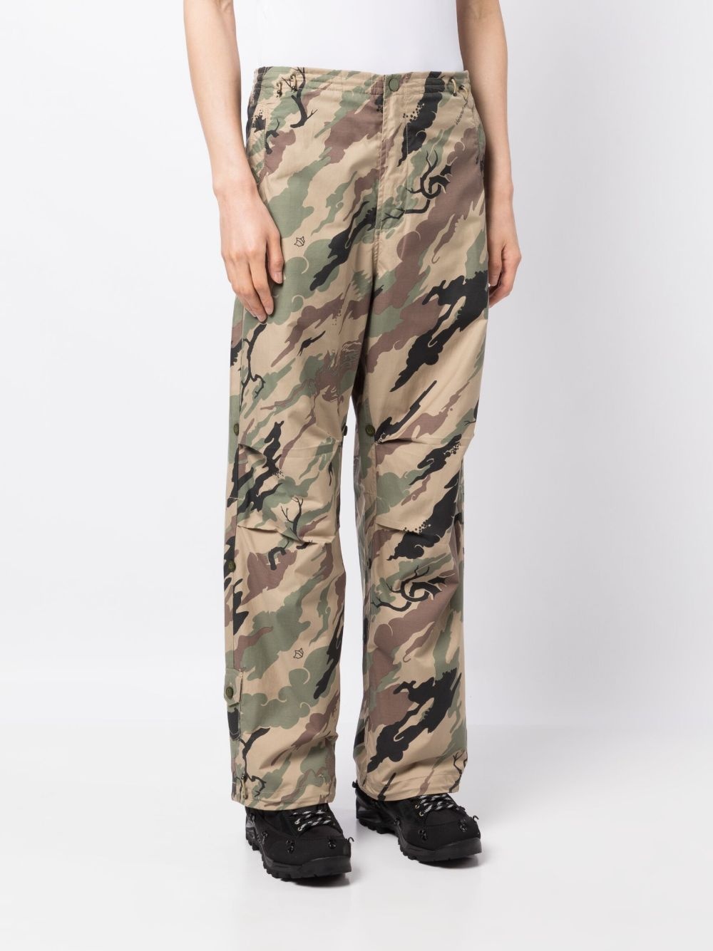 Bonsai Forest-print trousers - 3