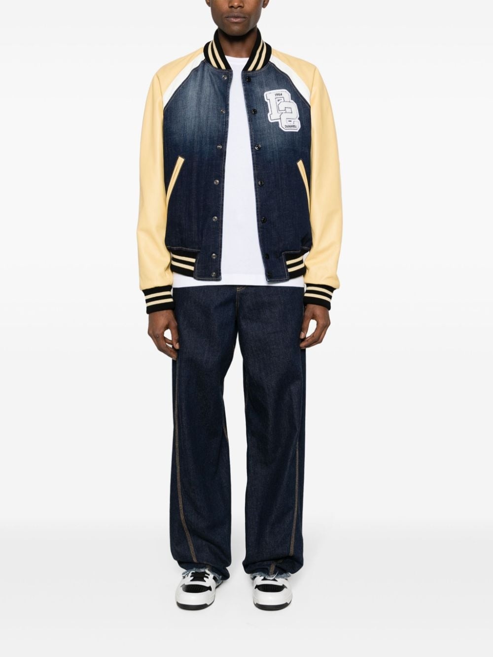 【関税送料込】DSquared2 STREET COLLEGE BOMBER JACKET Street College Bomber