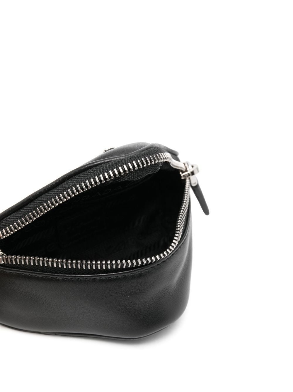 triangular leather pouch - 3