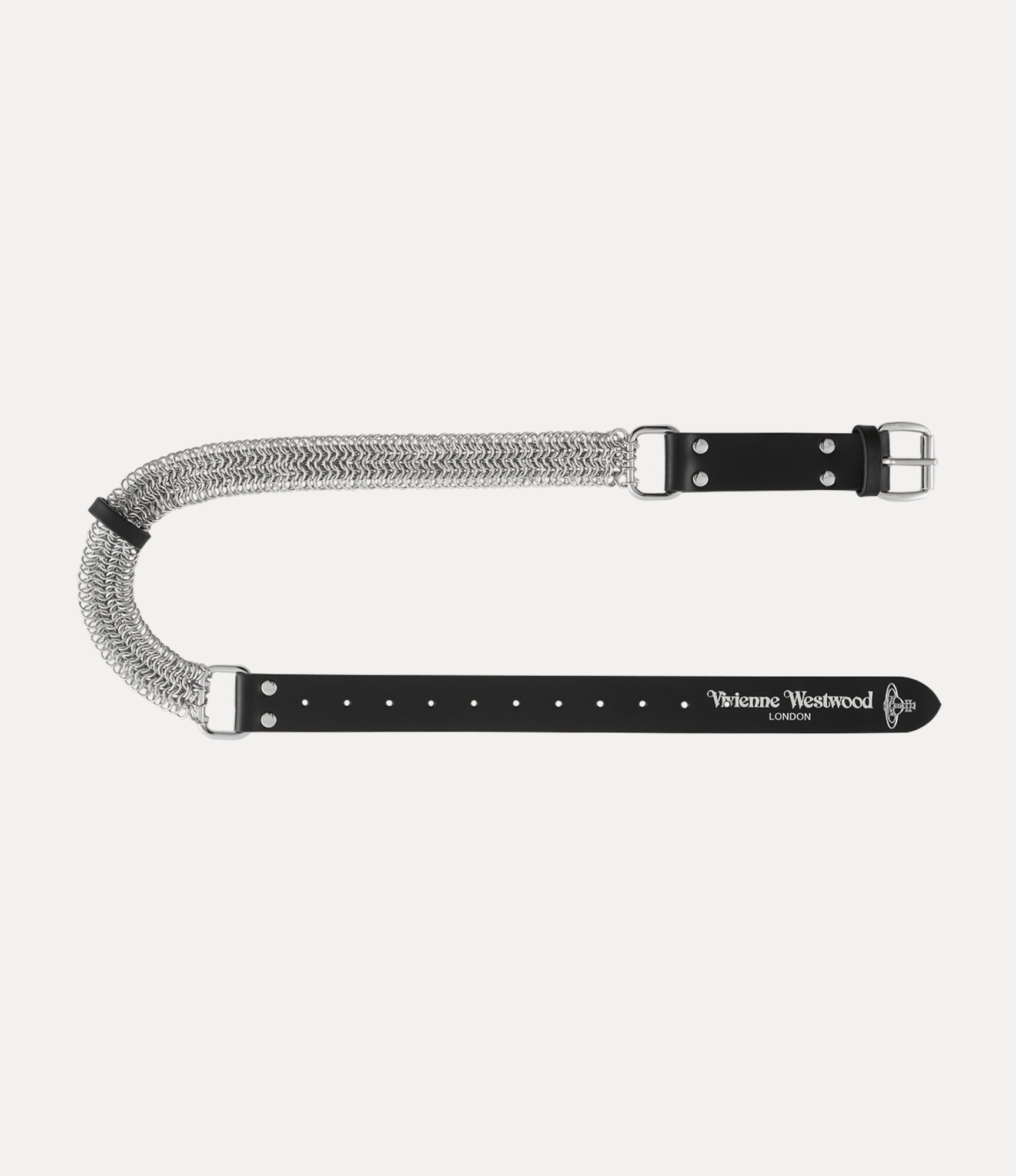 CHAIN LEATHER BELT - 7
