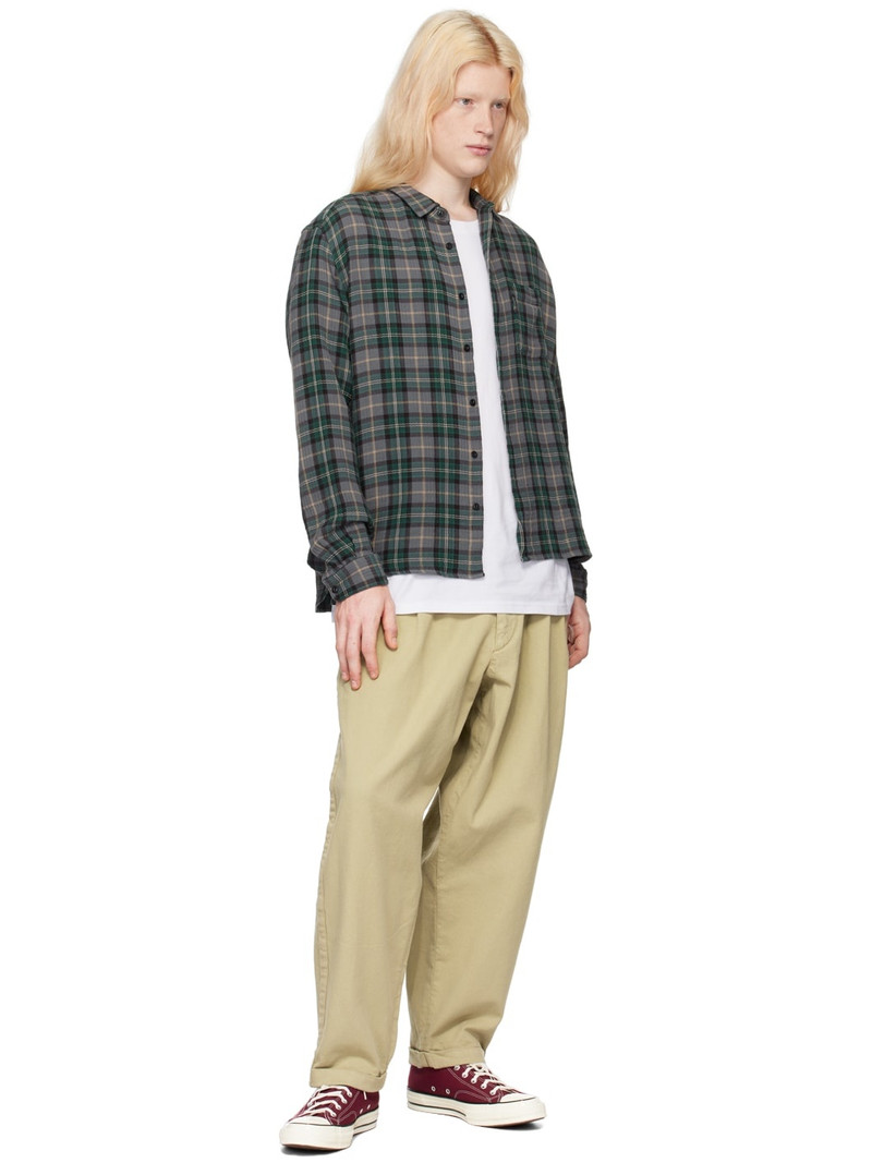 YMC Beige Peg Trousers outlook
