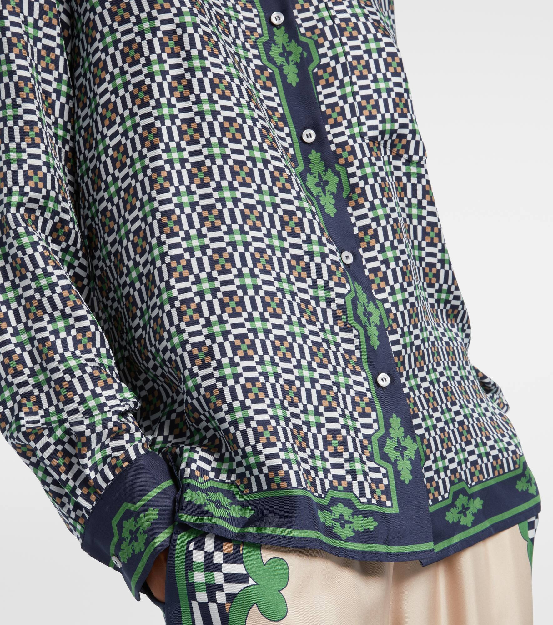 Boy silk twill shirt - 5