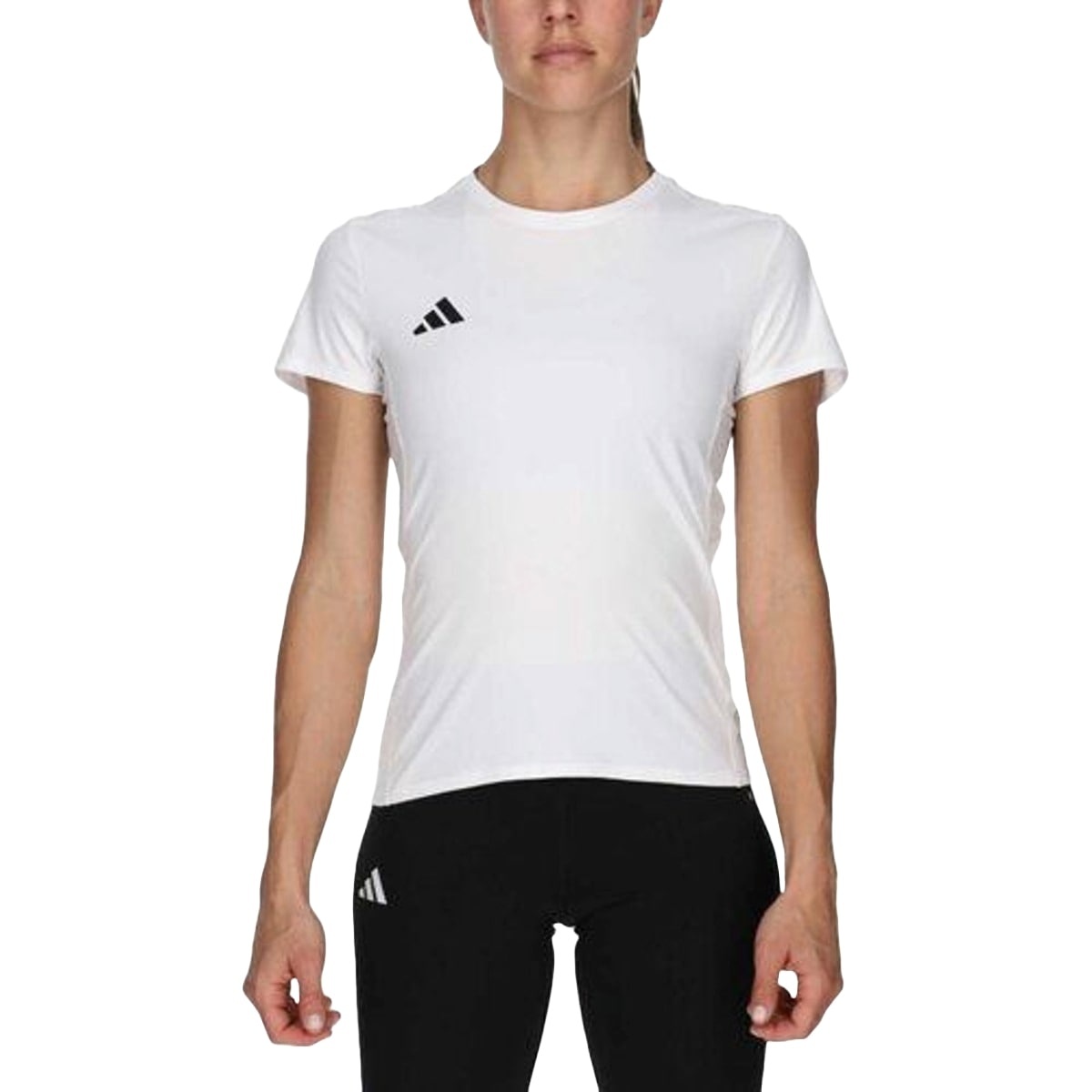 (WMNS) adidas Adizero Essentials Running T-Shirt 'White' IN1173 - 2