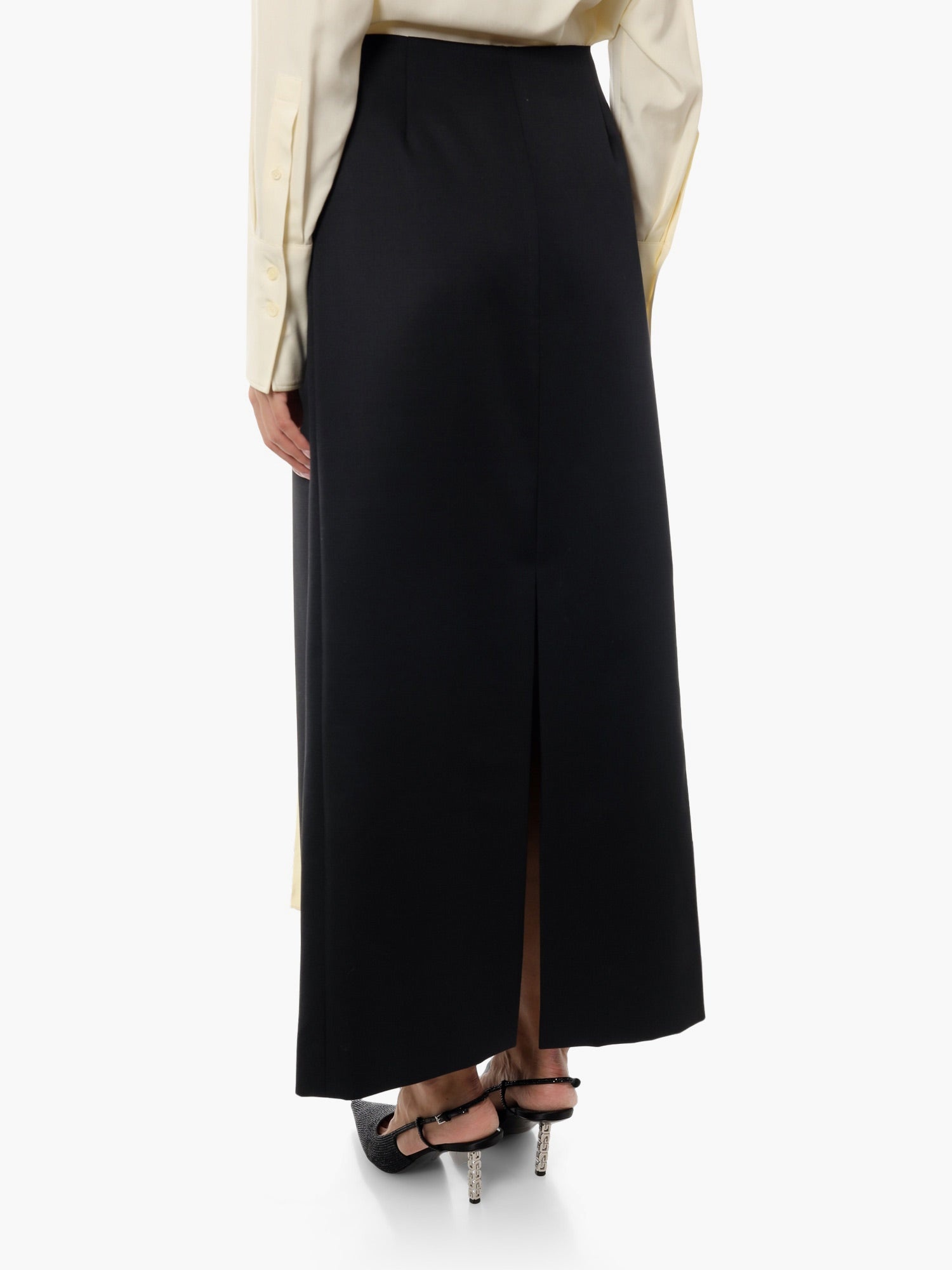 Givenchy Wool And Mohair Long Skirt - 4