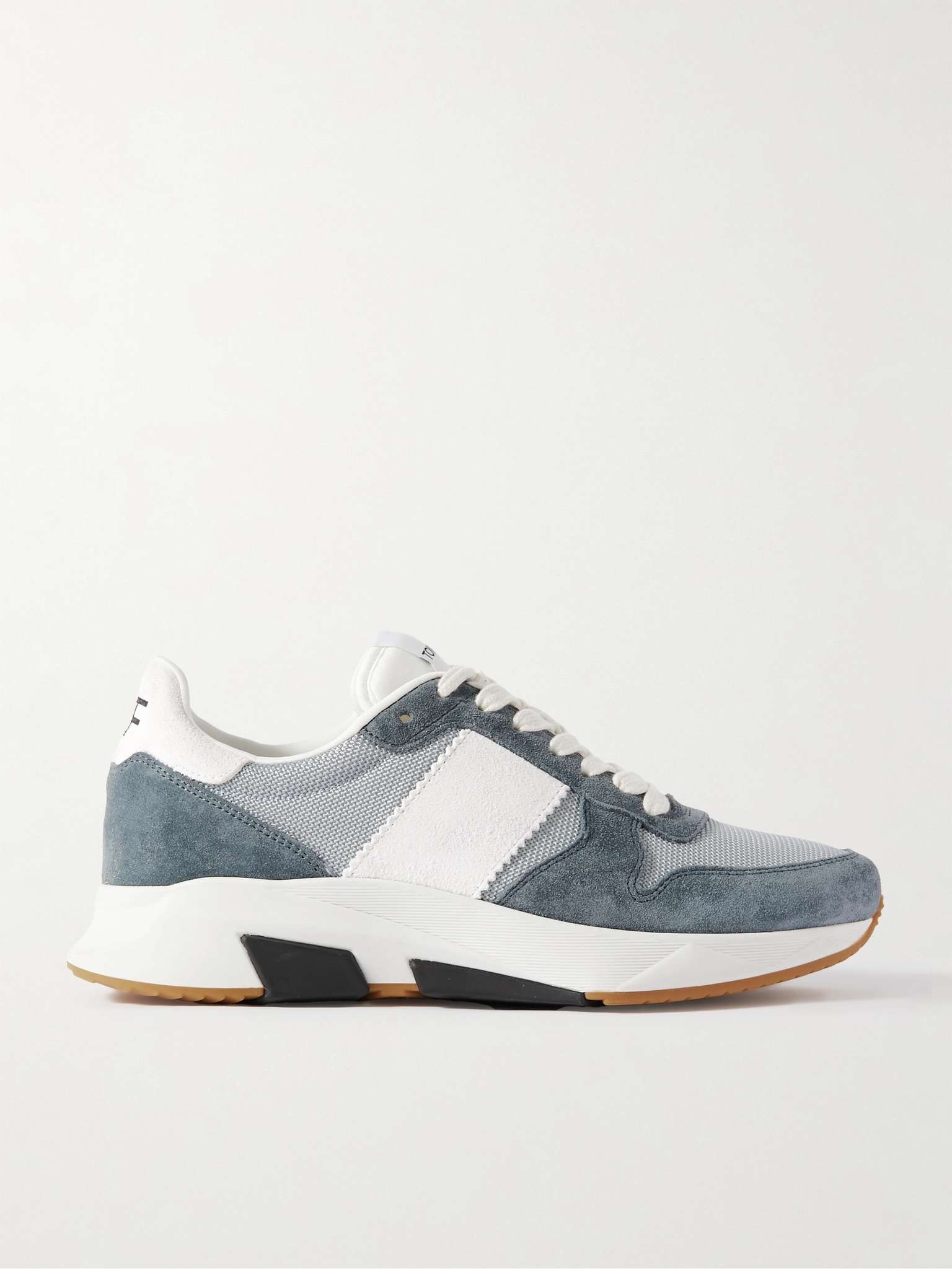 Jagga Suede and Mesh Sneakers - 1