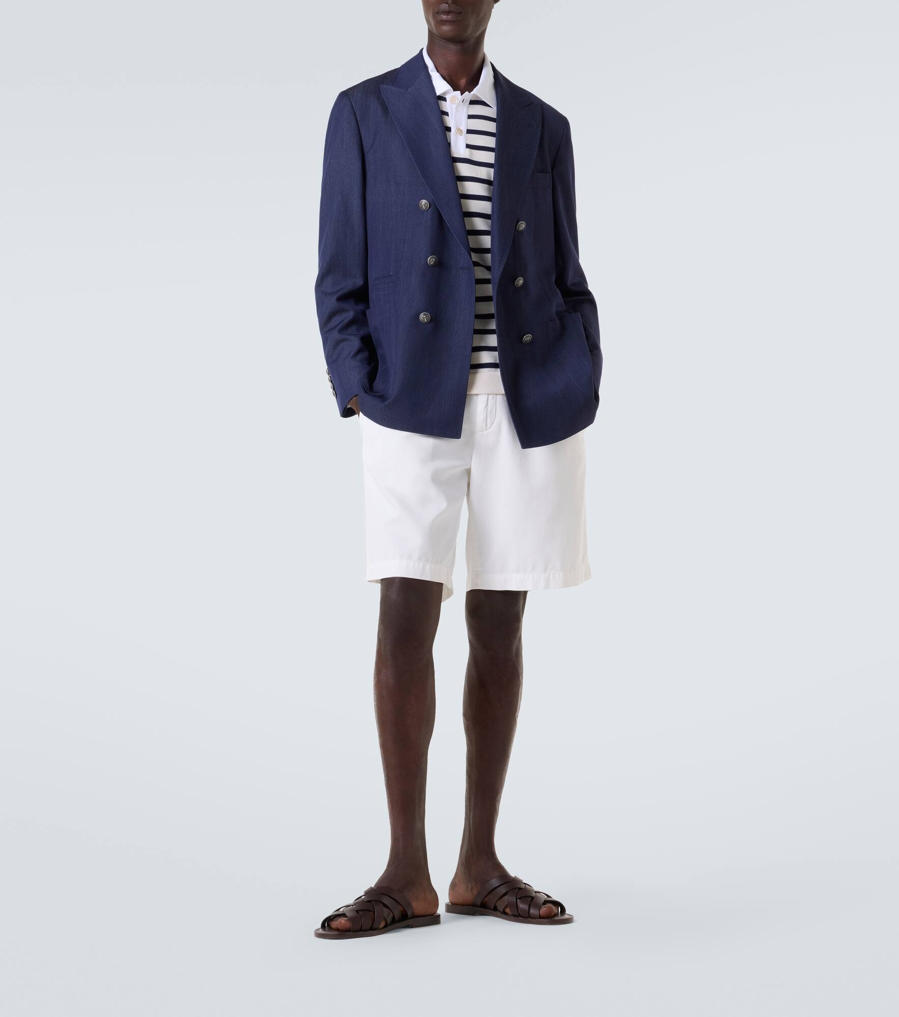 Striped cotton polo shirt - 2