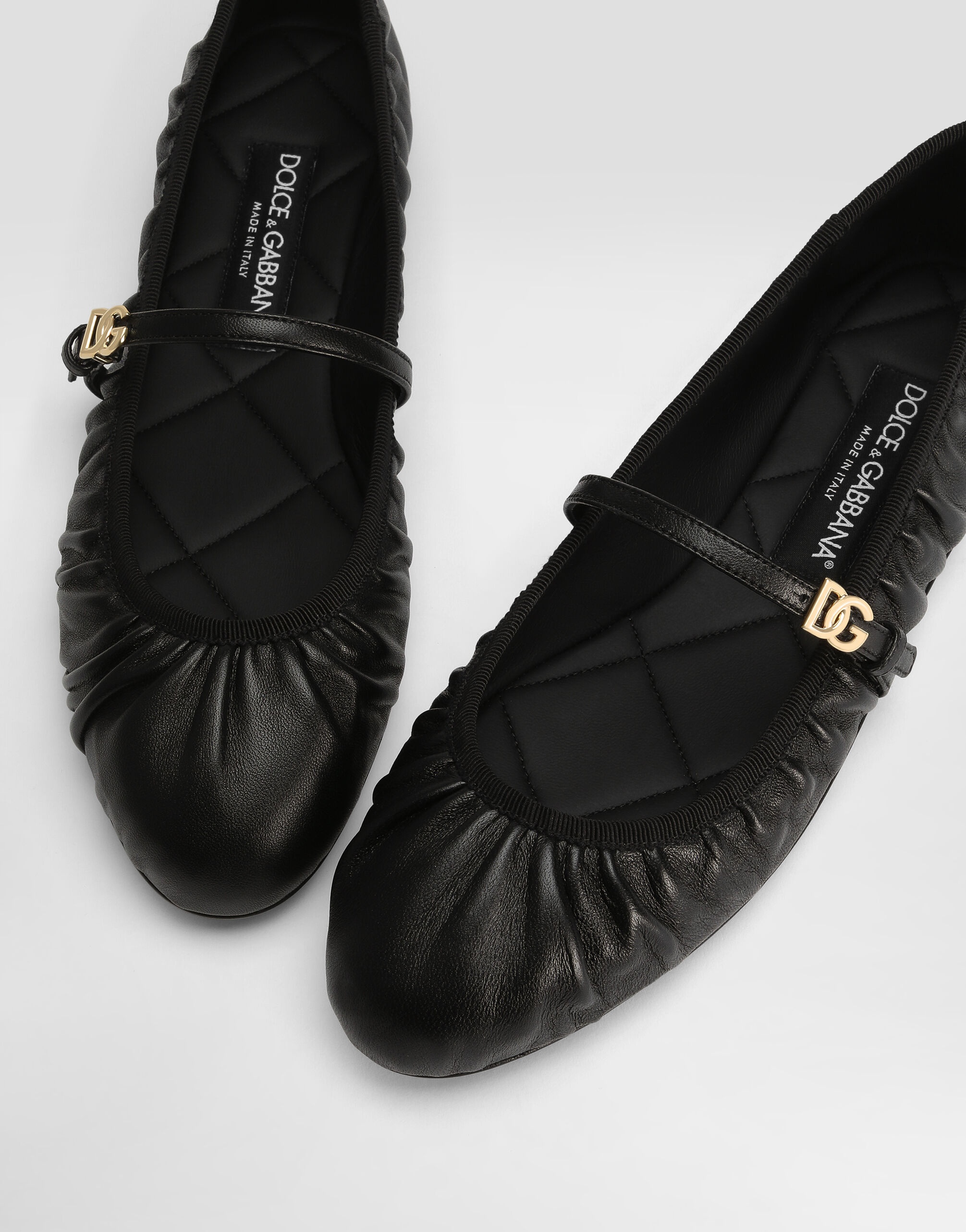 Nappa leather ballet flats - 4