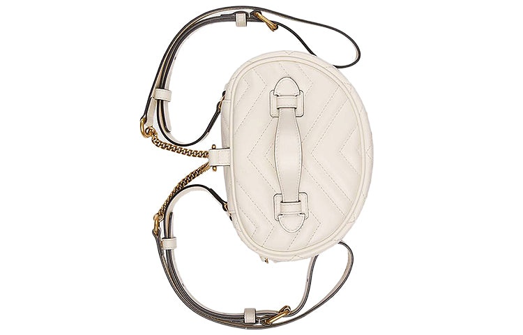 (WMNS) Gucci GG Marmont Series Backpack MIni-Size White 598594-DTDCT-9022 - 5