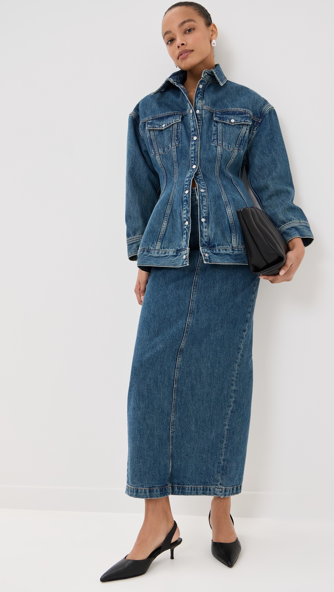 Denim Contour Jacket - 4