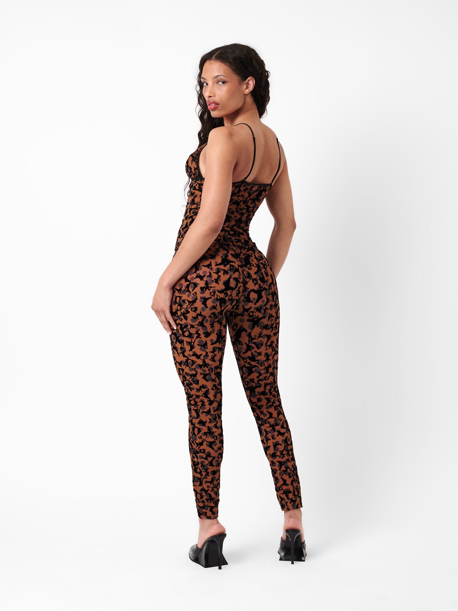KNOCKOUT LEGGINGS BROWN LEOPARD PRINT - 13