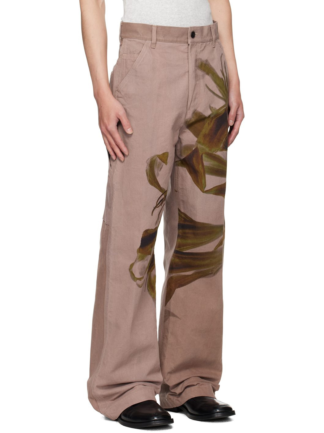 Pink Graphic Trousers - 2