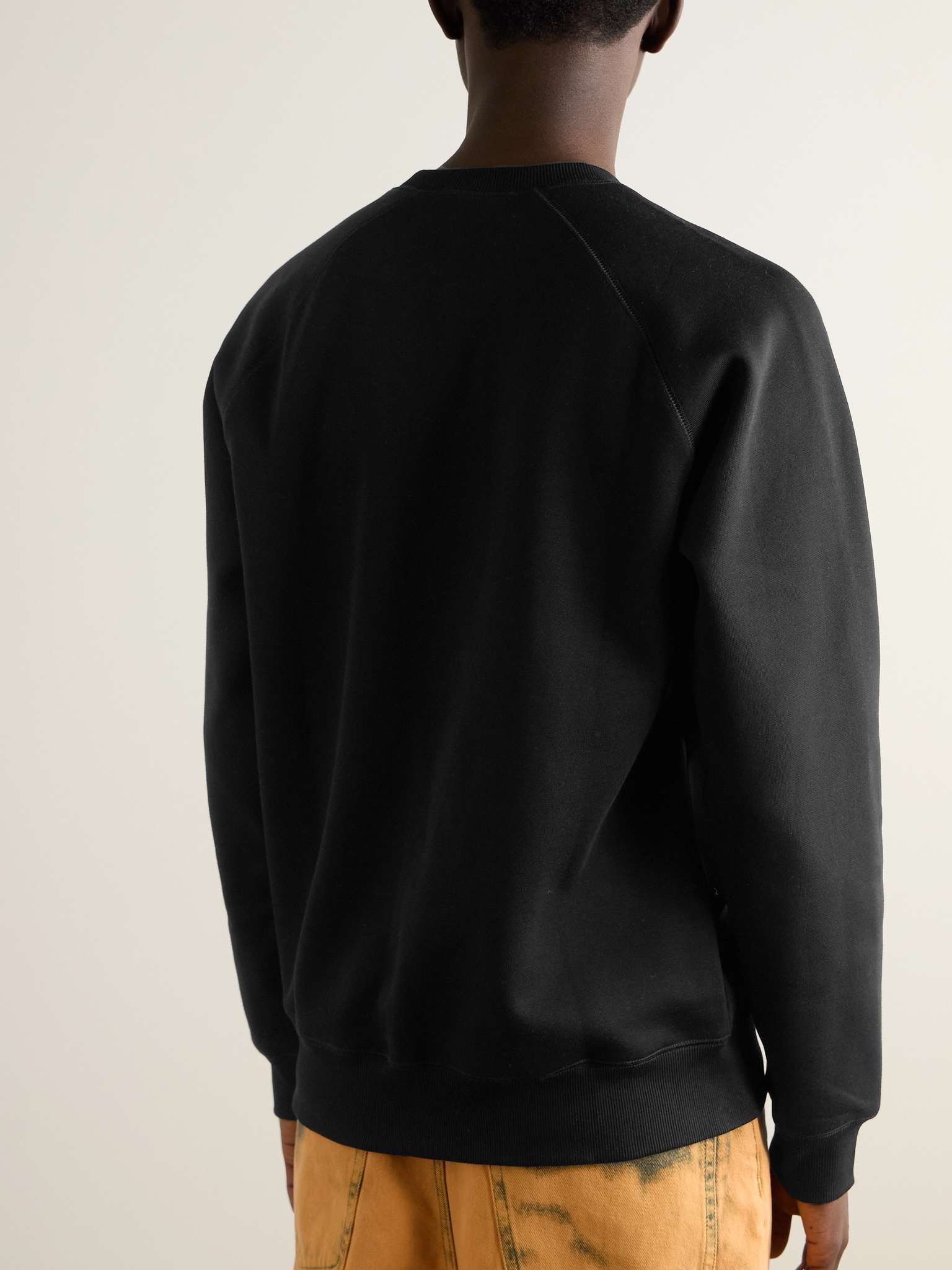Chase Logo-Embroidered Cotton-Blend Jersey Sweatshirt - 3