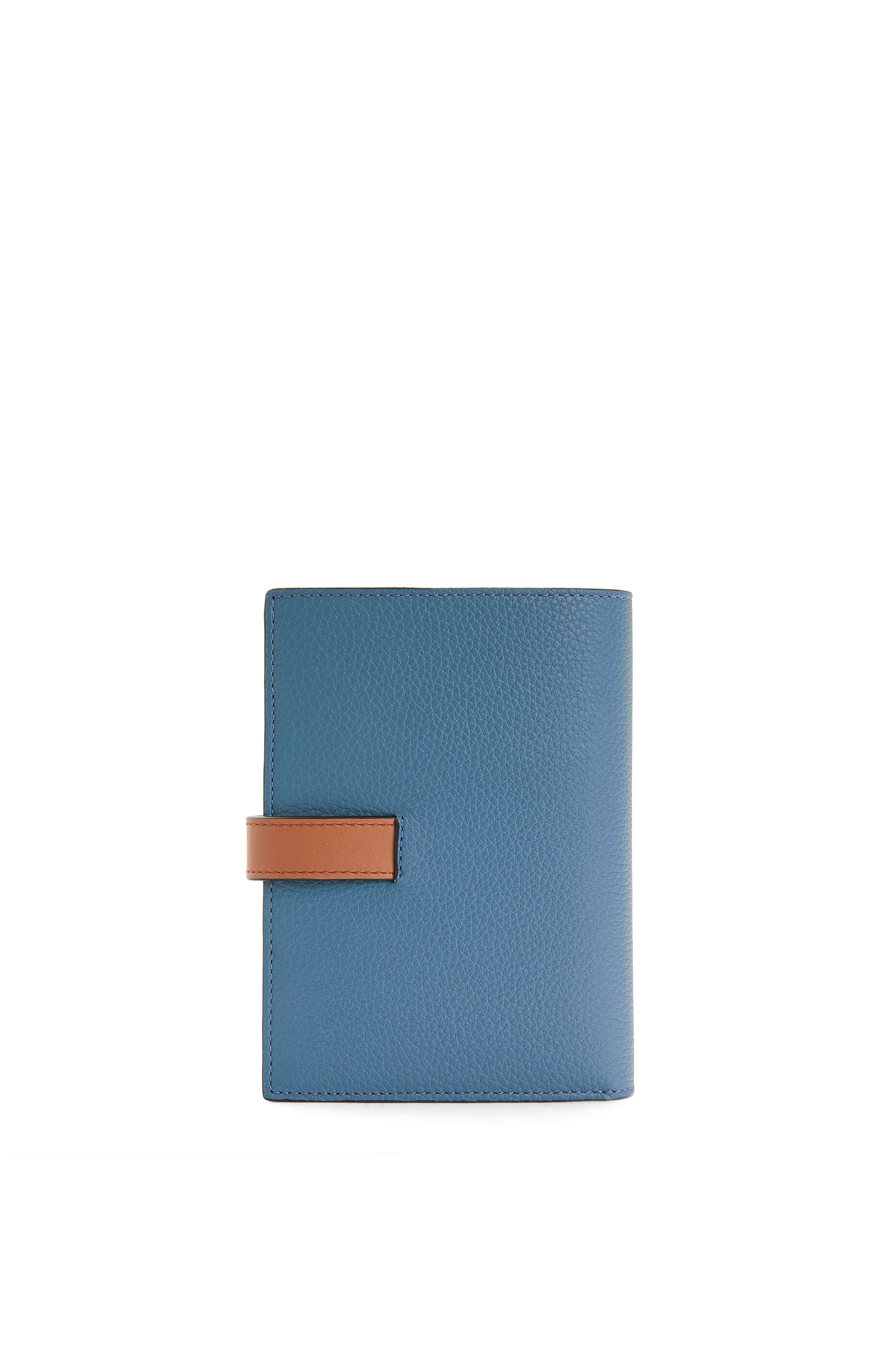 Medium Vertical Wallet in soft grained calfskin - 3