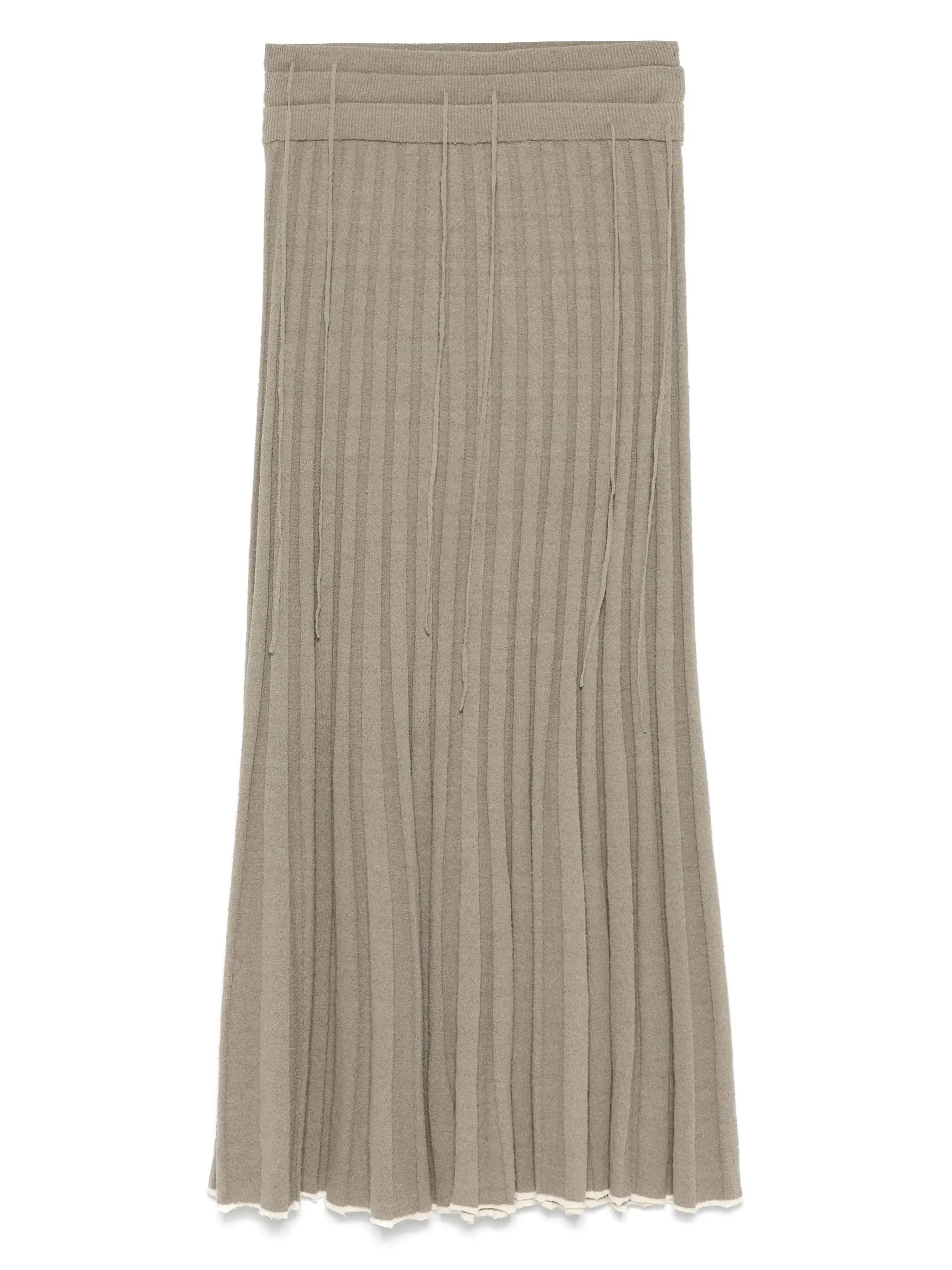 pleated maxi skirt - 1