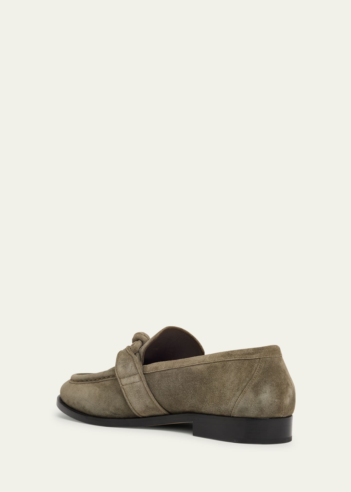 Men's Astaire Knot Suede Loafers - 4