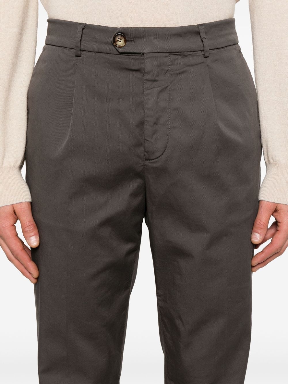 pleat-detail trousers - 5