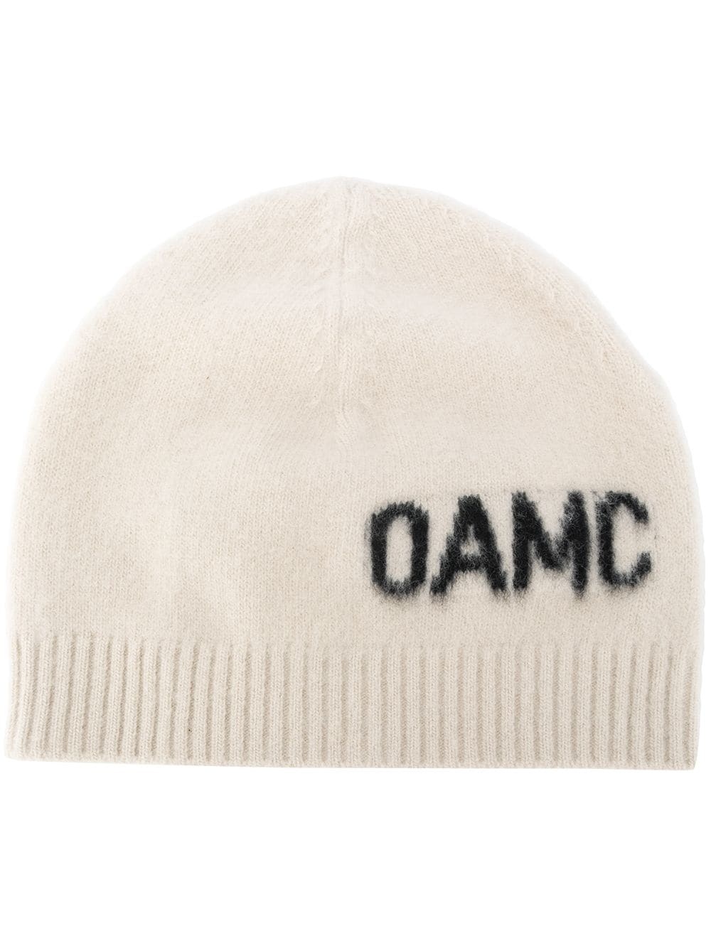 logo-jacquard beanie hat - 1