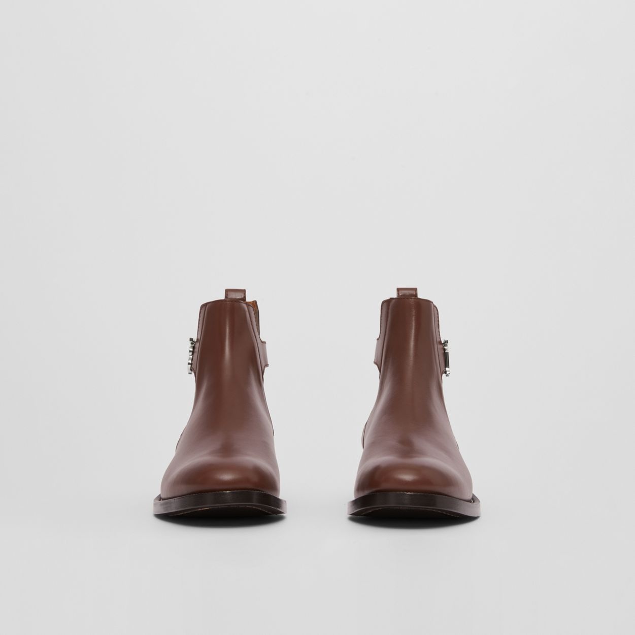Monogram Motif Leather Chelsea Boots - 4
