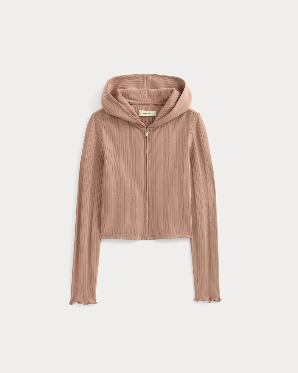 LOUNGE RIB HOODIE - 1