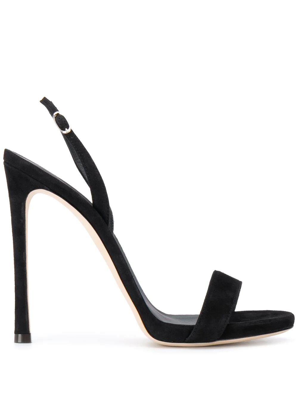 open-toe strappy heeled sandals - 1