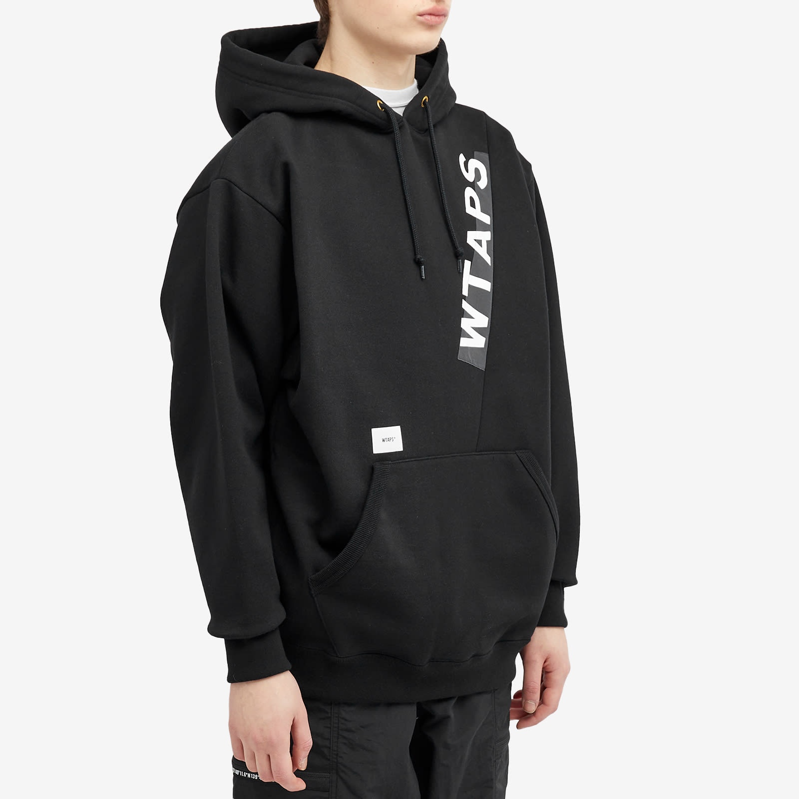 WTAPS Seal Hoodie Black | slamjam | REVERSIBLE