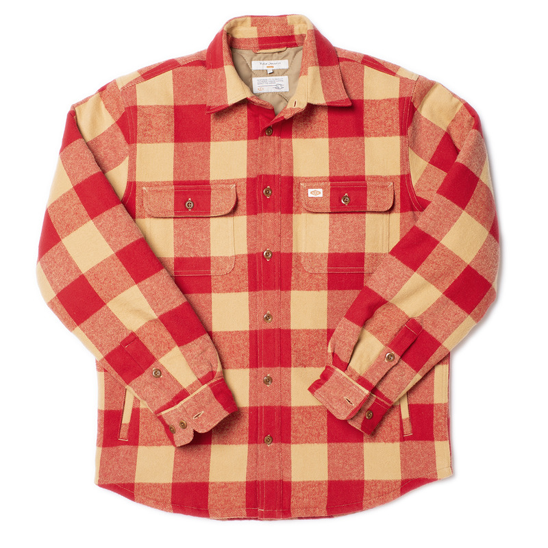 Glenn Padded Check Shirt Red - 8