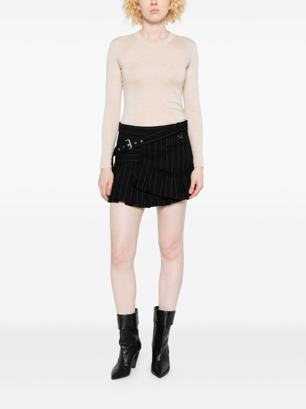 long-sleeve round-neck sweater - 2