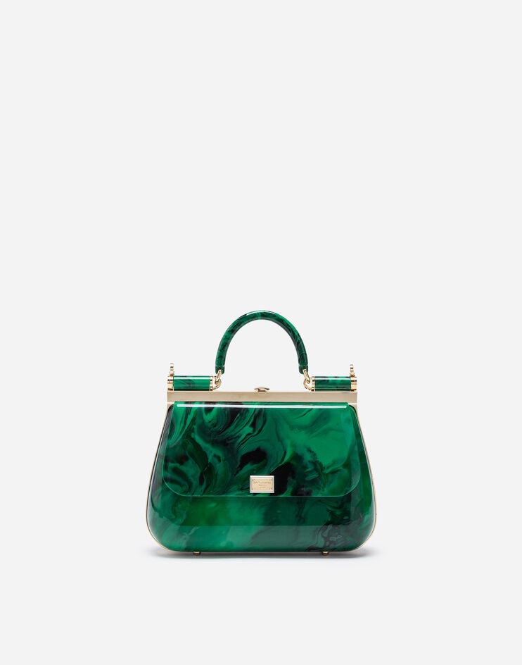 Sicily box bag in malachite sint glass - 1