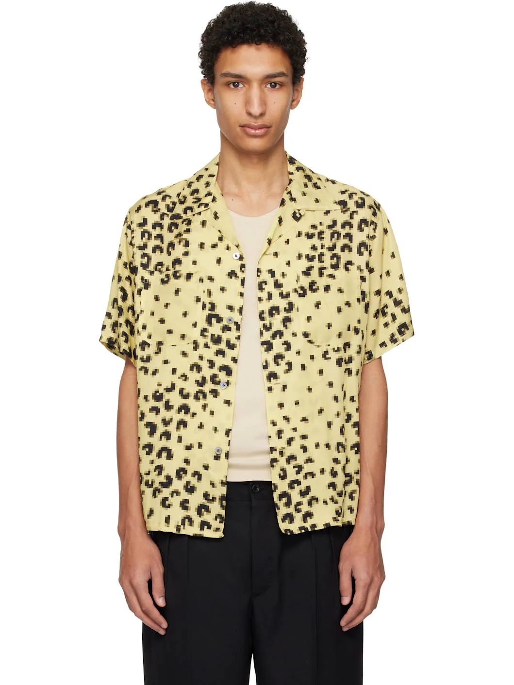 Yellow Short-Sleeved Shirt - 1