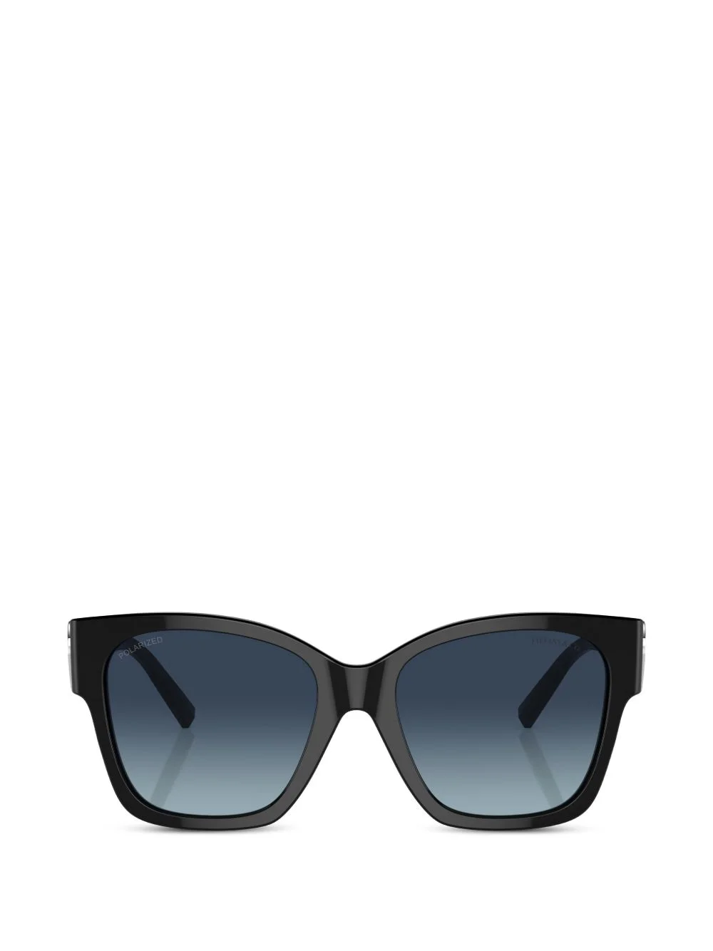 square-frame heart-motif sunglasses - 1
