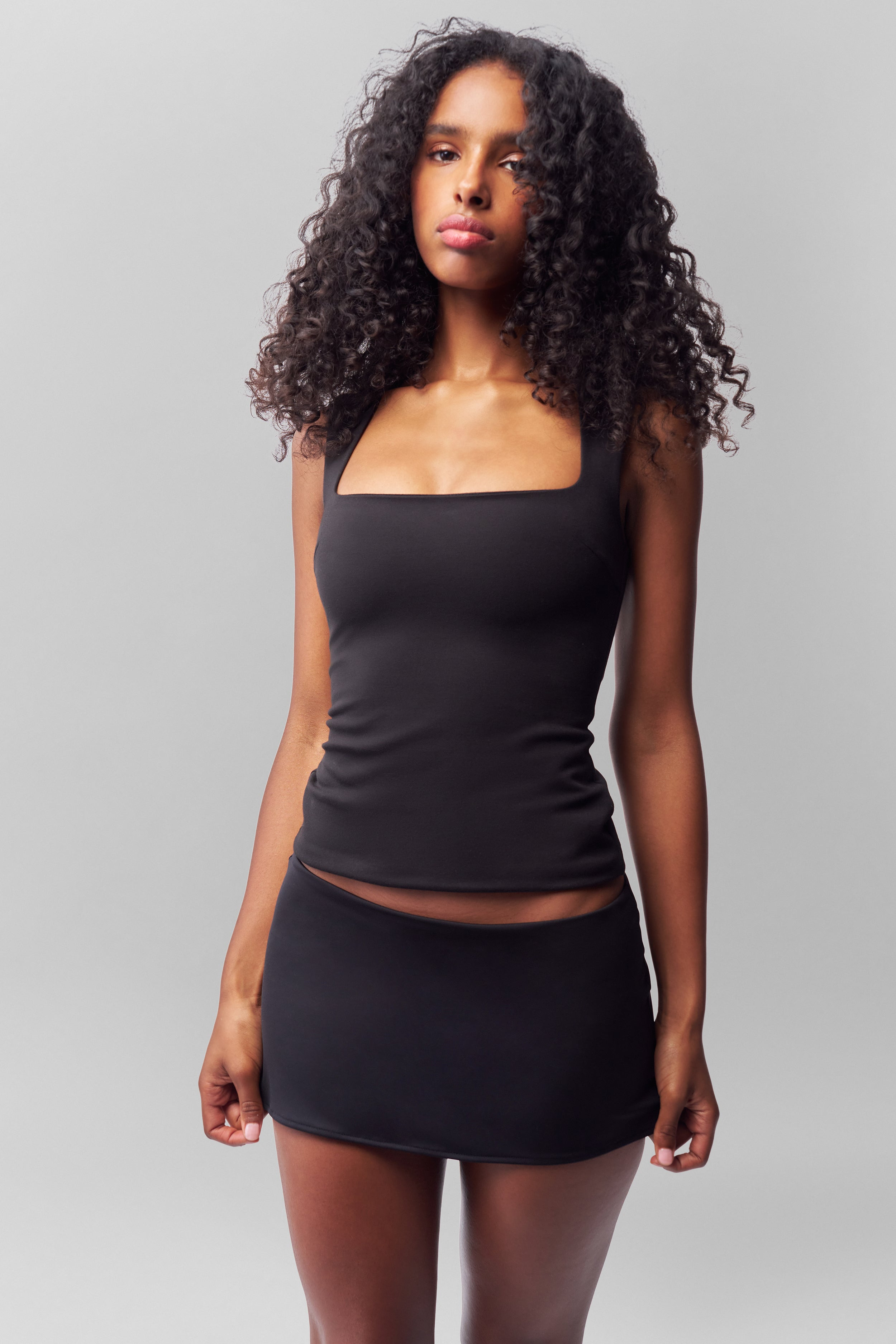 MICRO MINI STRETCH SKIRT - 2