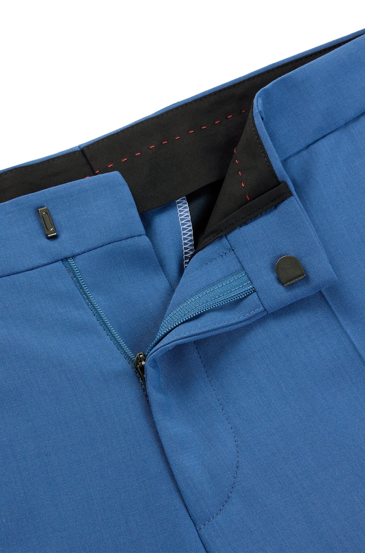 SLIM-FIT TROUSERS IN PERFORMANCE-STRETCH FABRIC - 6