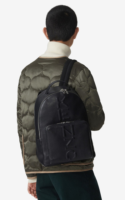 KENZO Grained leather backpack outlook