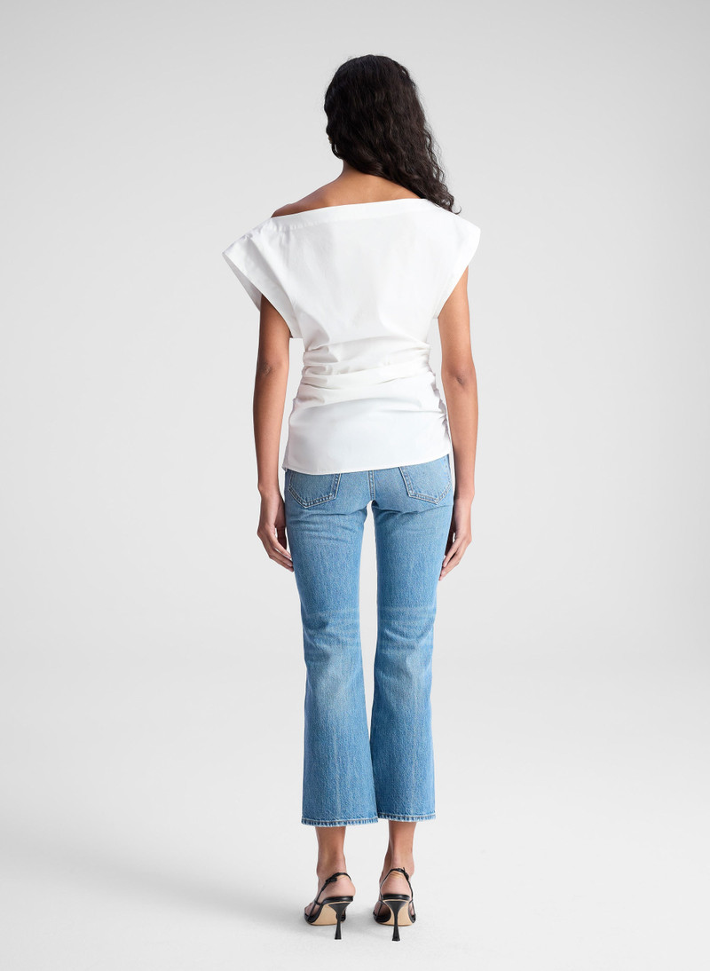Nara Stretch Cotton Off Shoulder Top 6