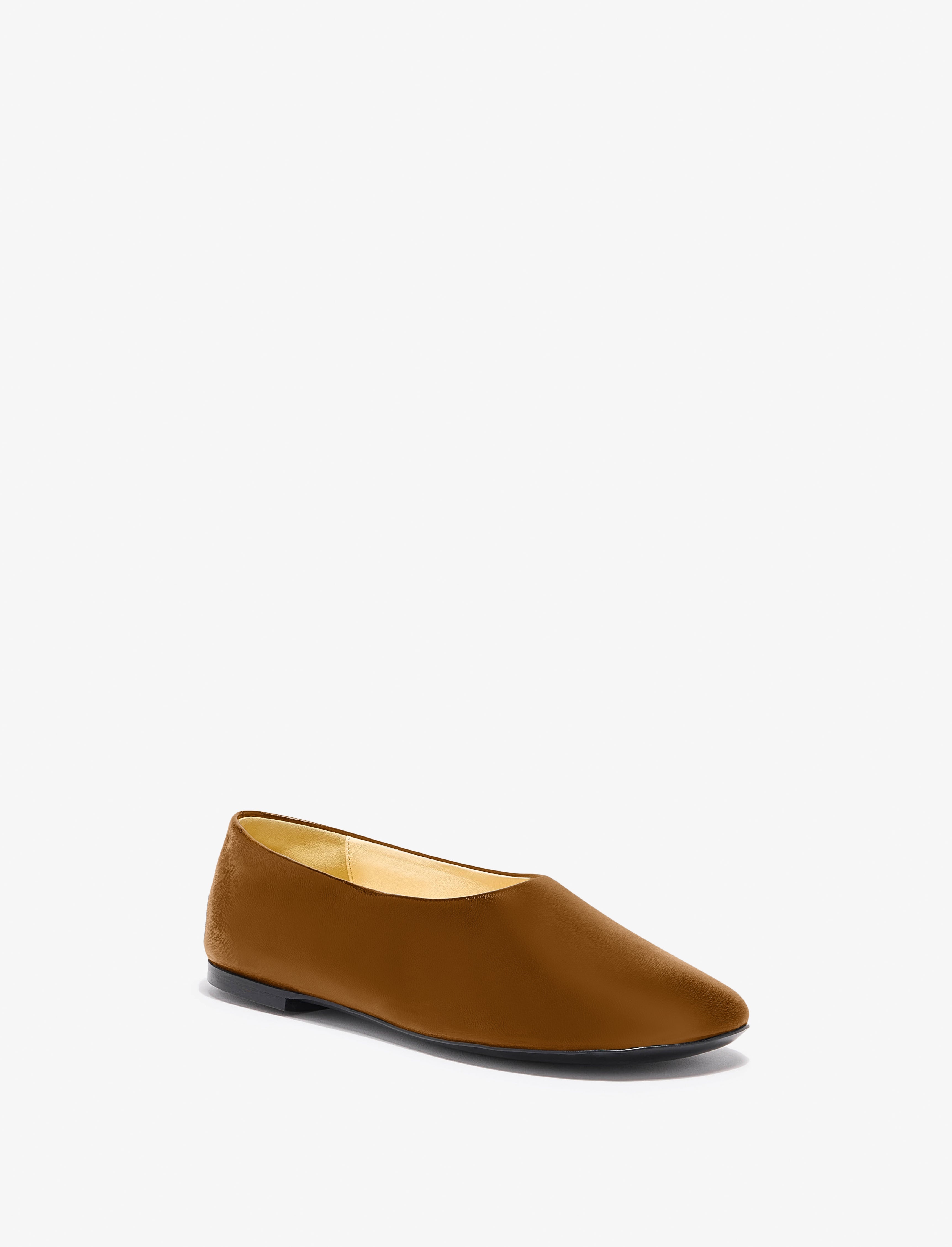 Glove Slippers in Slick Nappa - 2