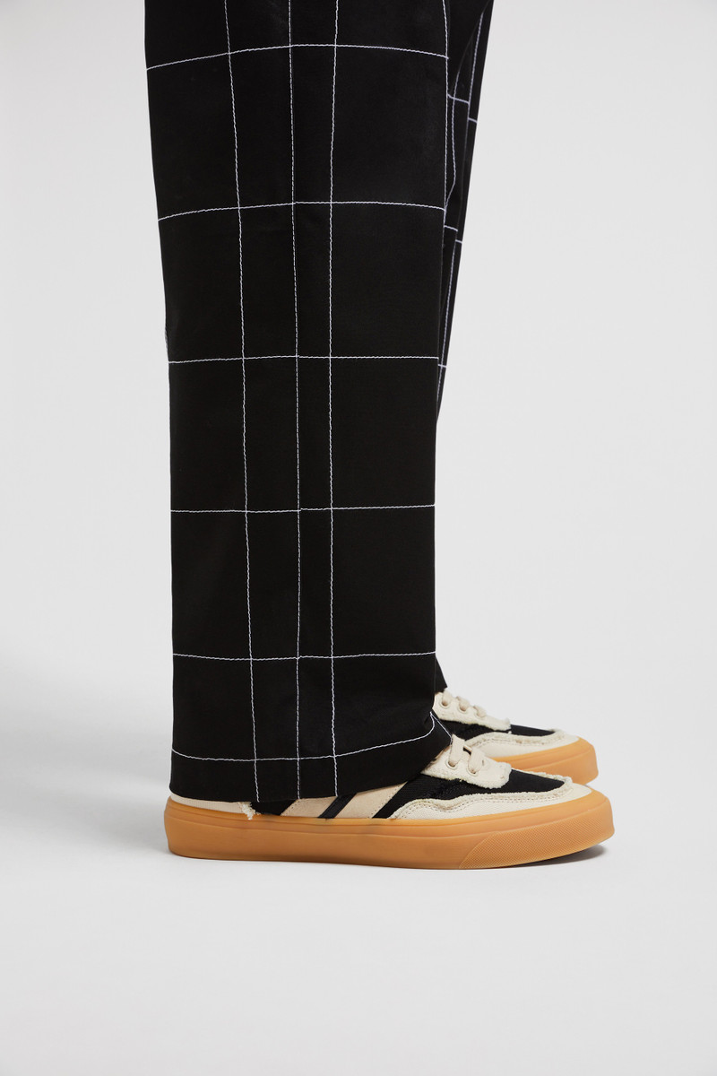 Moncler Moncler x Palm Angels Monaco2 Canvas & Suede Sneakers outlook