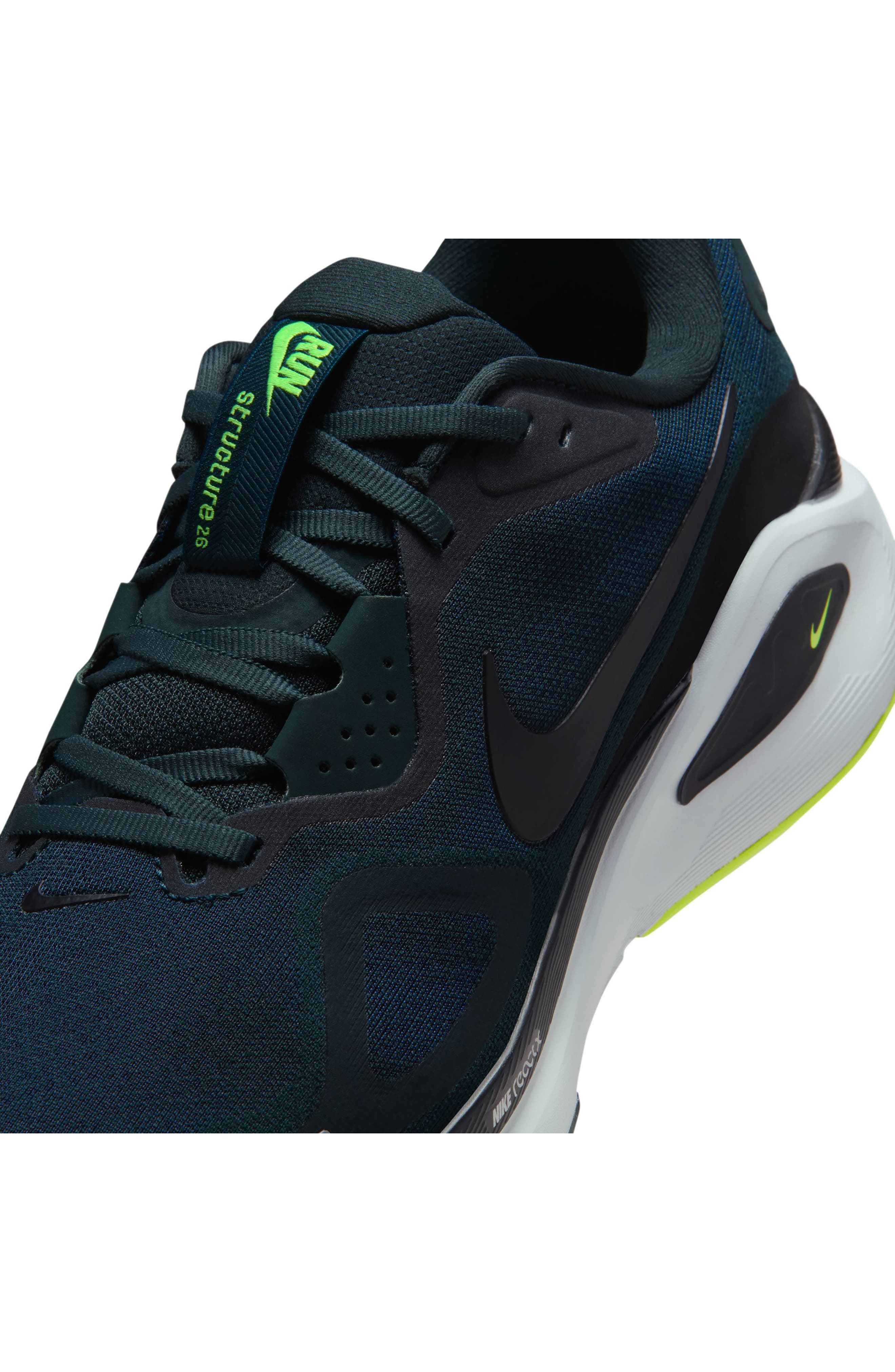 Nike Structure 26 Running Shoe in 300 Seawd/volt at Nordstrom - 9