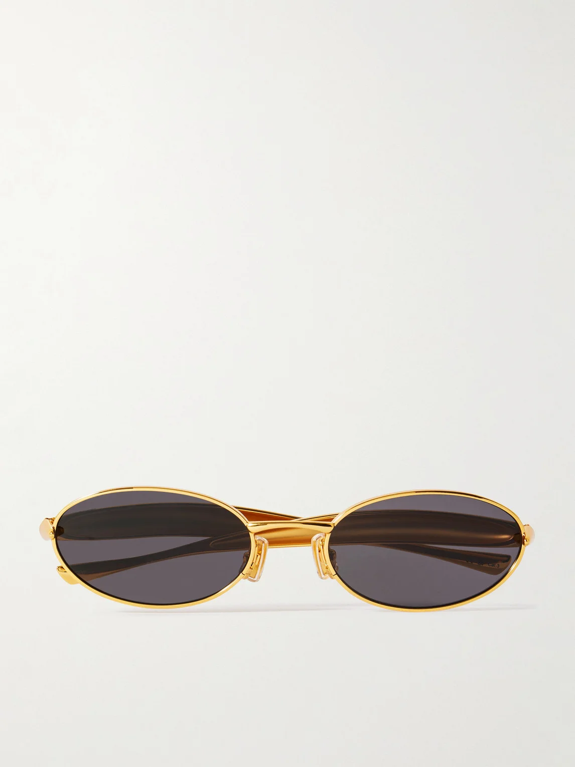 Sardine Oval-Frame Gold-Tone Sunglasses - 1