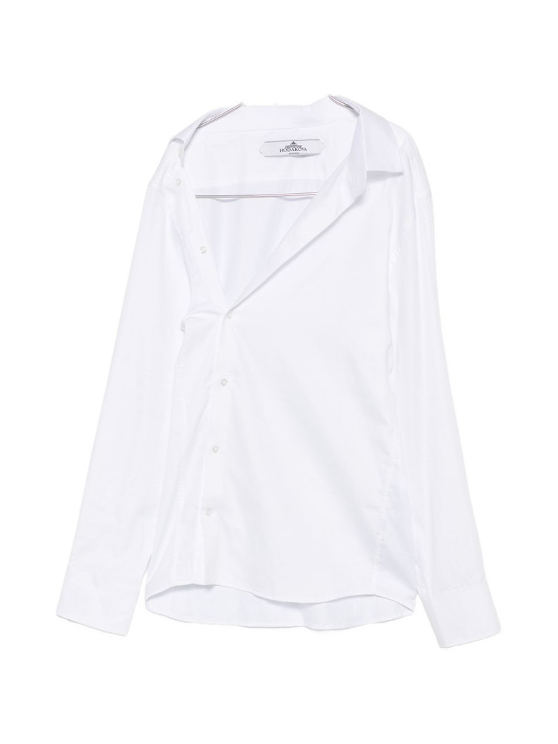 asymmetric-design shirt 1