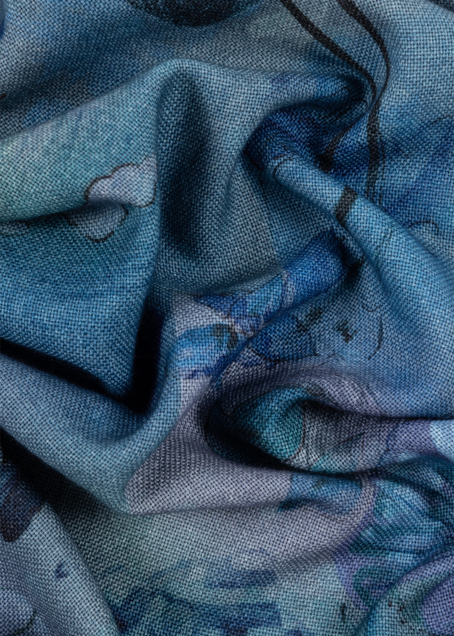 'Narcissus' Wool Scarf - 4