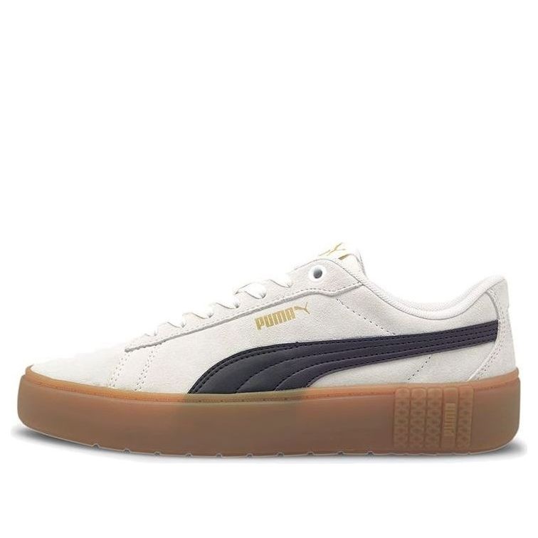 (WMNS) PUMA Smash Platform V2 SD 'White Black Gum' 373037-07 - 1