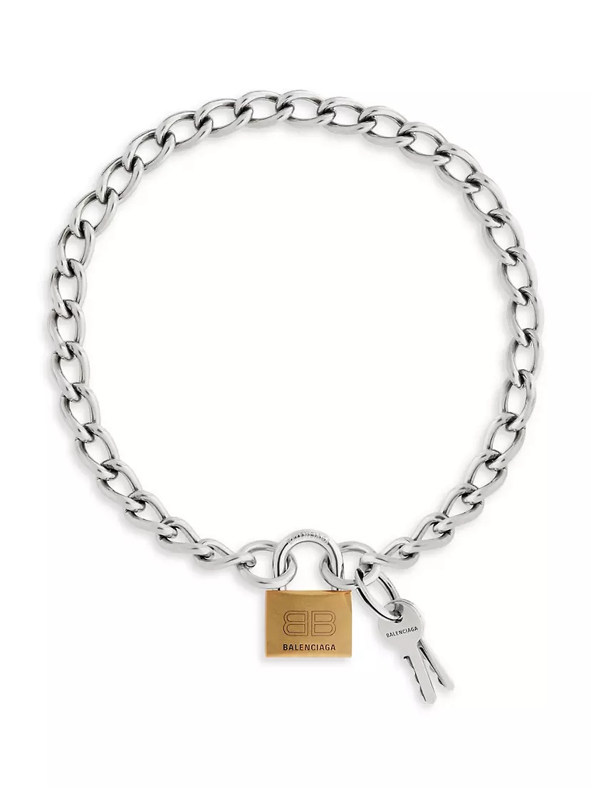 BALENCIAGA Locker Necklace | saksfifthavenue | REVERSIBLE