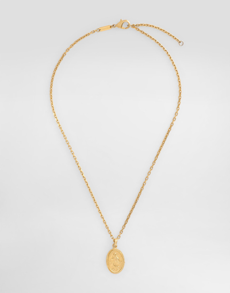 Oval medal necklace 1
