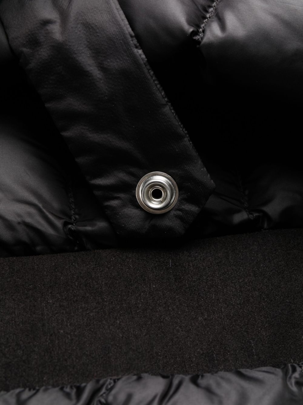 Jumbo funnel-neck down coat - 7
