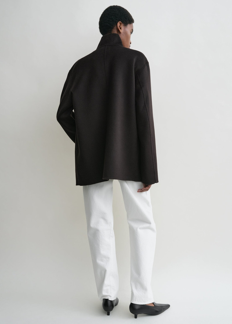 Patch pocket doublé jacket espresso 4