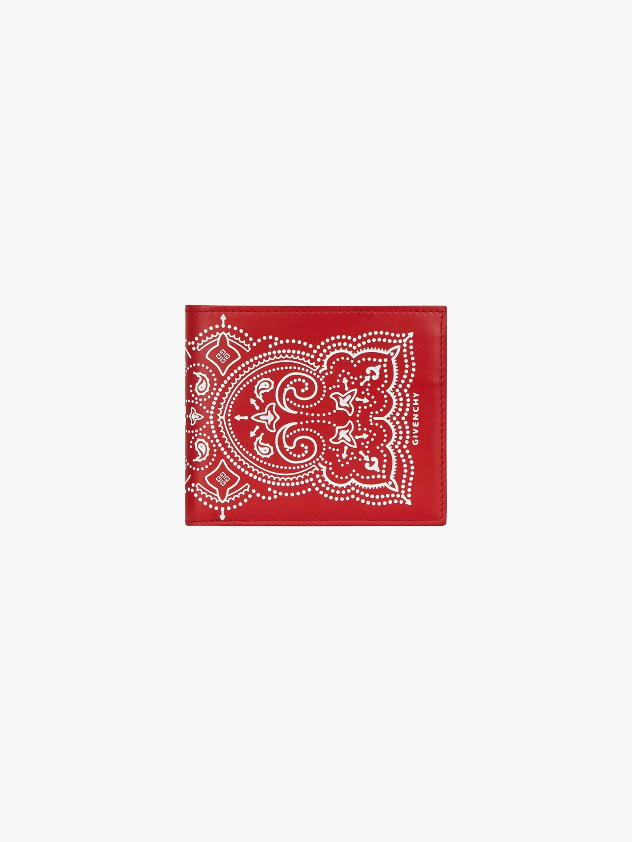 WALLET IN BANDANA PRINTED LEATHER - 1